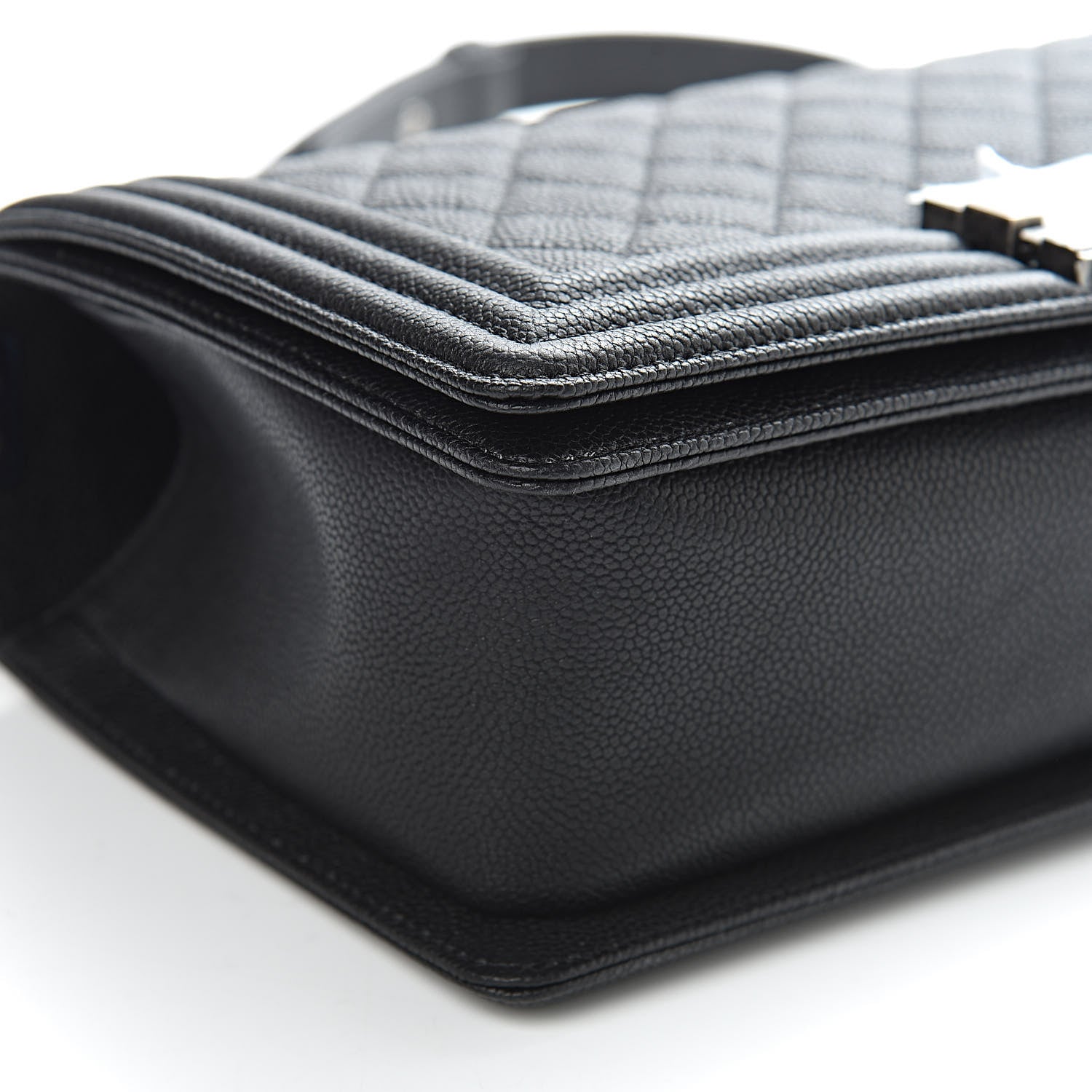 Chanel Caviar Quilted Medium Boy Flap Black 8 of 11