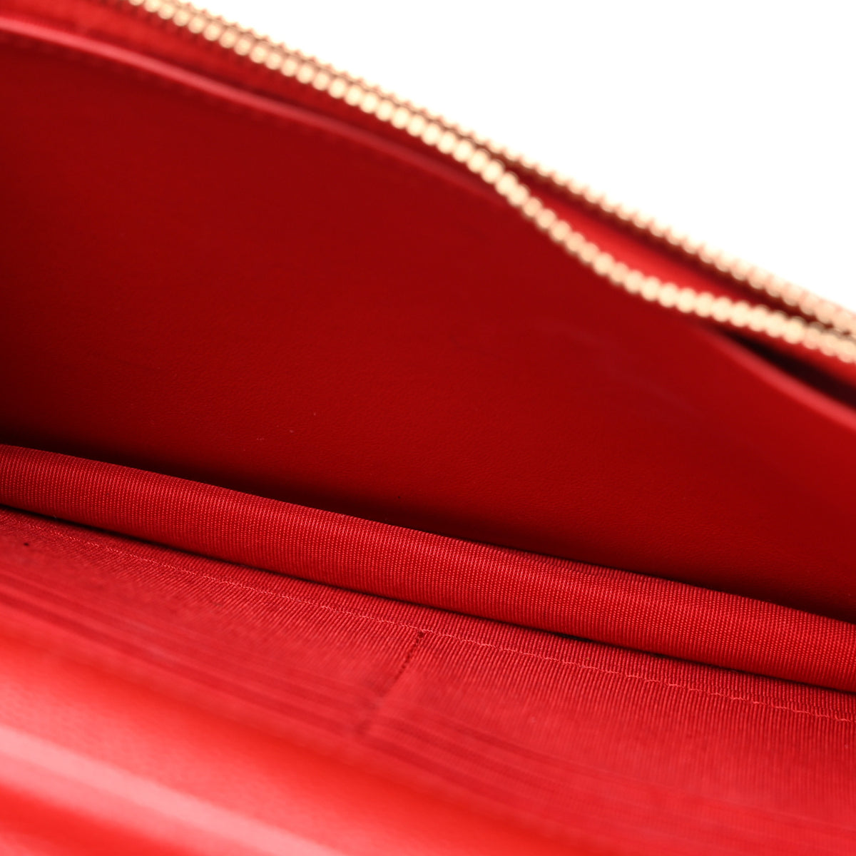 Chanel Caviar Quilted Golden Class Wallet On Chain WOC Red 5 of 14