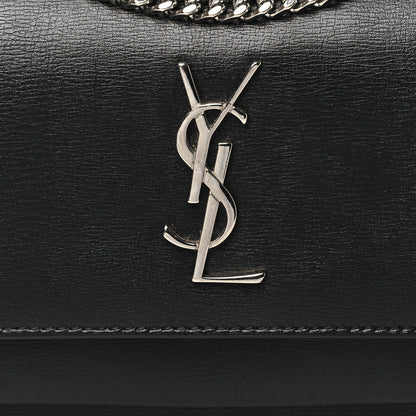 Saint Laurent Calfskin Monogram Sunset Chain Wallet Black 7 of 9