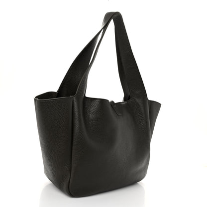 Saint Laurent Grained Deerskin Bea Tote Musk 3 of 9