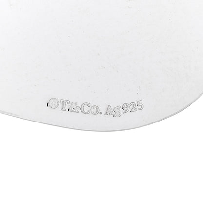 Tiffany Sterling Silver Mom Heart Charm 4 of 5