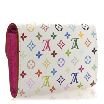 Louis Vuitton LV X TM Monogram Multicolor Rosalie Coin Purse White Kawaii Pink 3 of 6