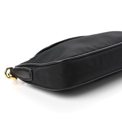 Prada Tessuto Nylon Saffiano Crossbody Bag Black 6 of 10