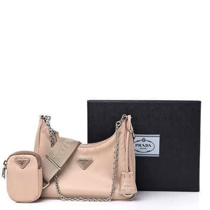 Prada Nylon Re-Edition 2005 Shoulder Bag Deserto 13 of 13