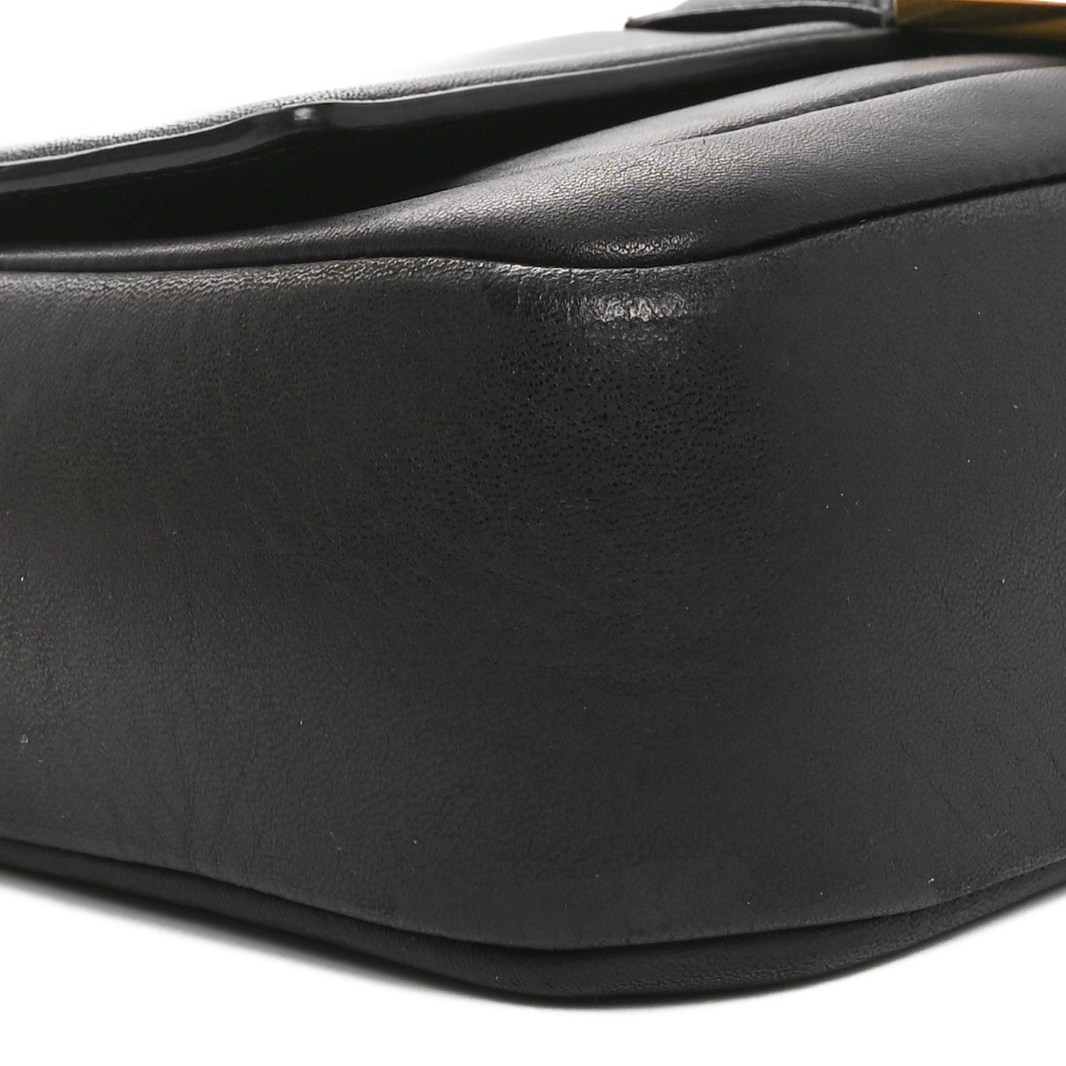 Fendi Nappa Apolo Chain Baguette Black 9 of 10