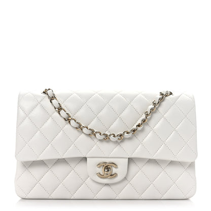 Chanel Caviar Quilted Medium Double Flap White 1 of 9
