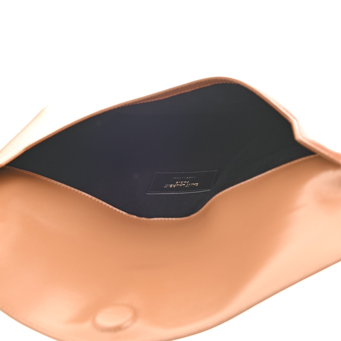 Smooth Shiny Calfskin Medium Uptown Pouch Dune