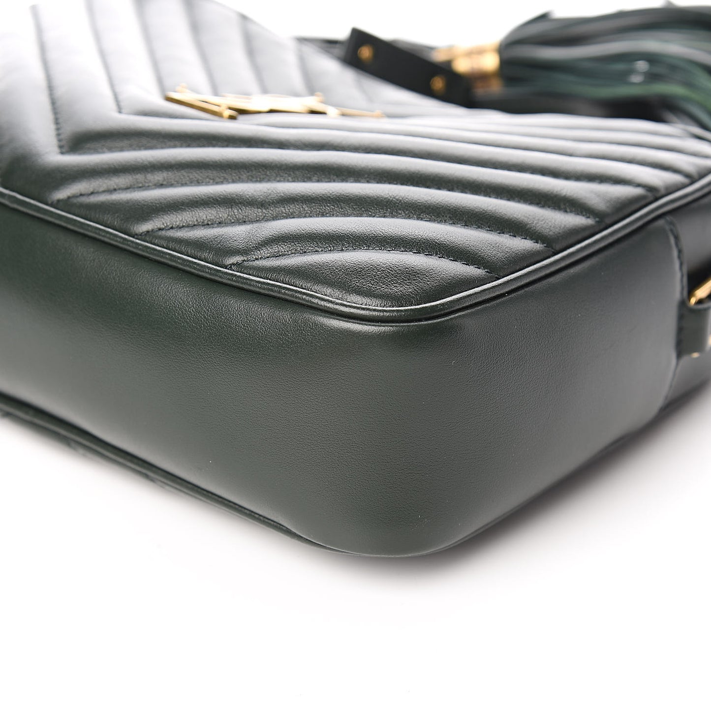 Calfskin Matelasse Monogram Lou Camera Bag Green