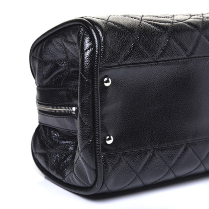 Chanel Caviar Quilted CC Timeless Bowler Black 6 of 11