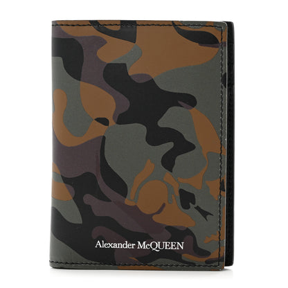 Alexander McQueen Calfskin Camoflauge Bi-Fold Wallet 1 of 7