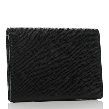 Prada Saffiano Card Holder Black 3 of 8