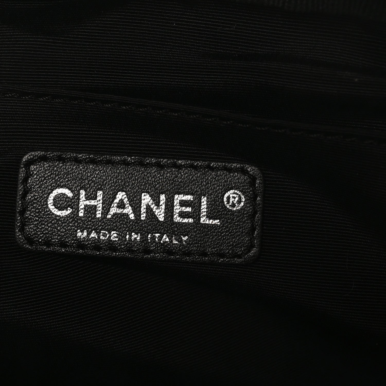 Chanel Jersey Reissue Quilted Camera Case  Black White 6 of 10