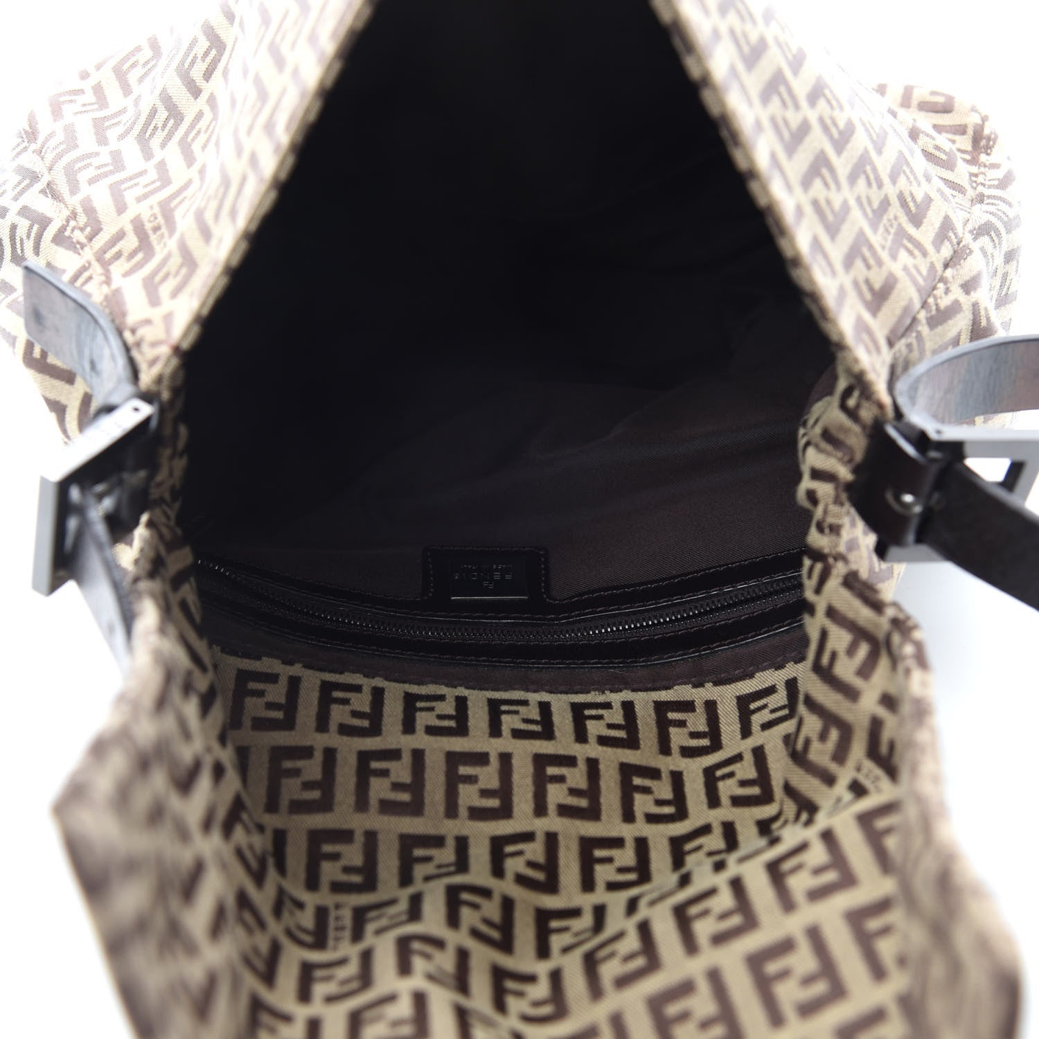 Fendi Zucchino Mama Baguette Dark Brown 5 of 9
