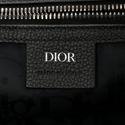 Christian Dior Grained Calfskin Saddle Backpack Black 6 of 11