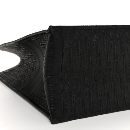 Christian Dior Oblique Calfskin Embossed Large Book Tote Black 9 of 11