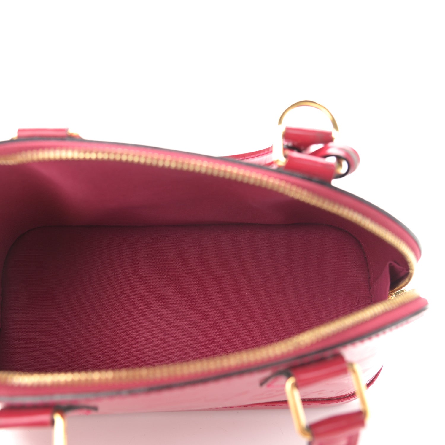 Louis Vuitton Vernis Alma BB Rose Indien 4 of 9