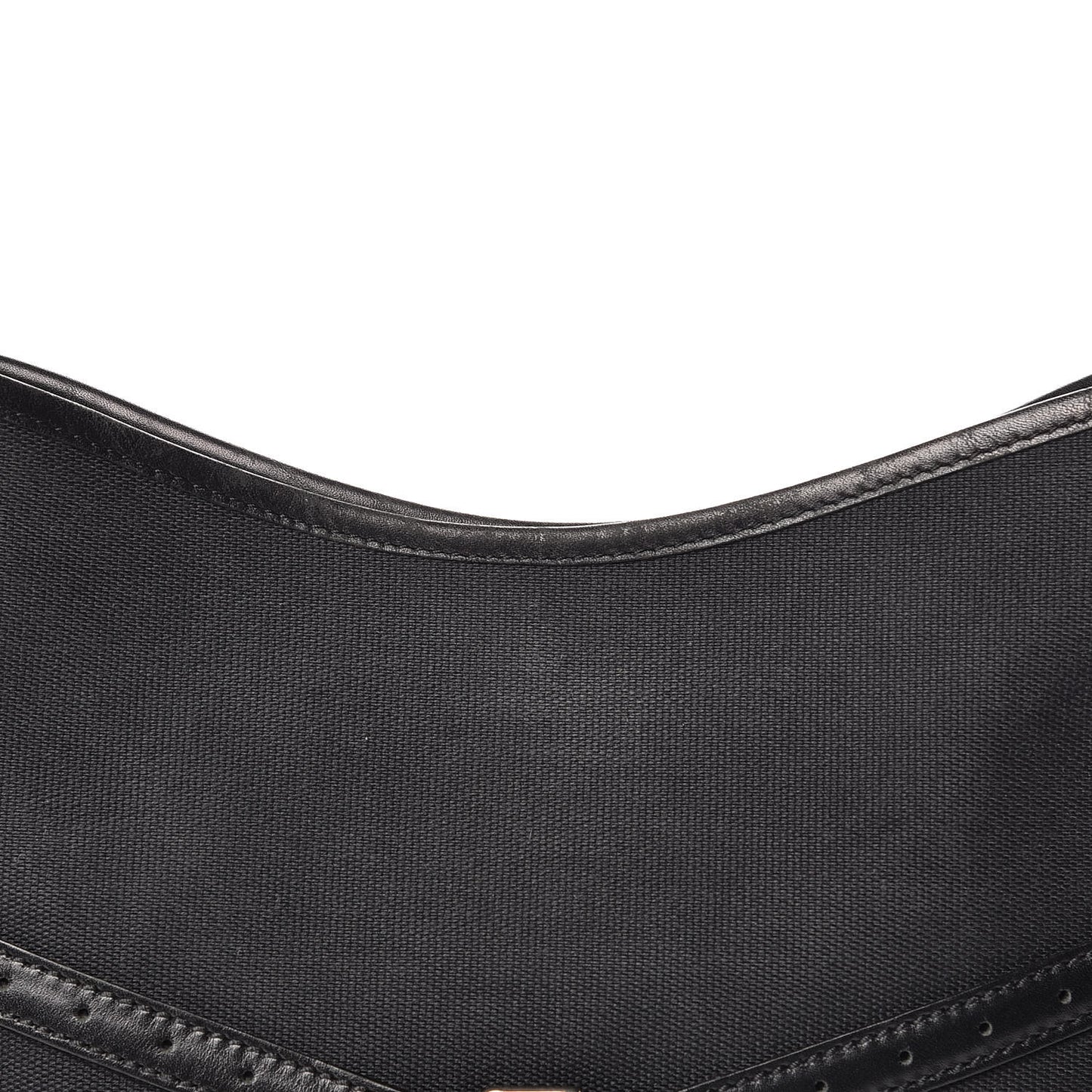 Canvas GG Reins Shoulder Bag Black