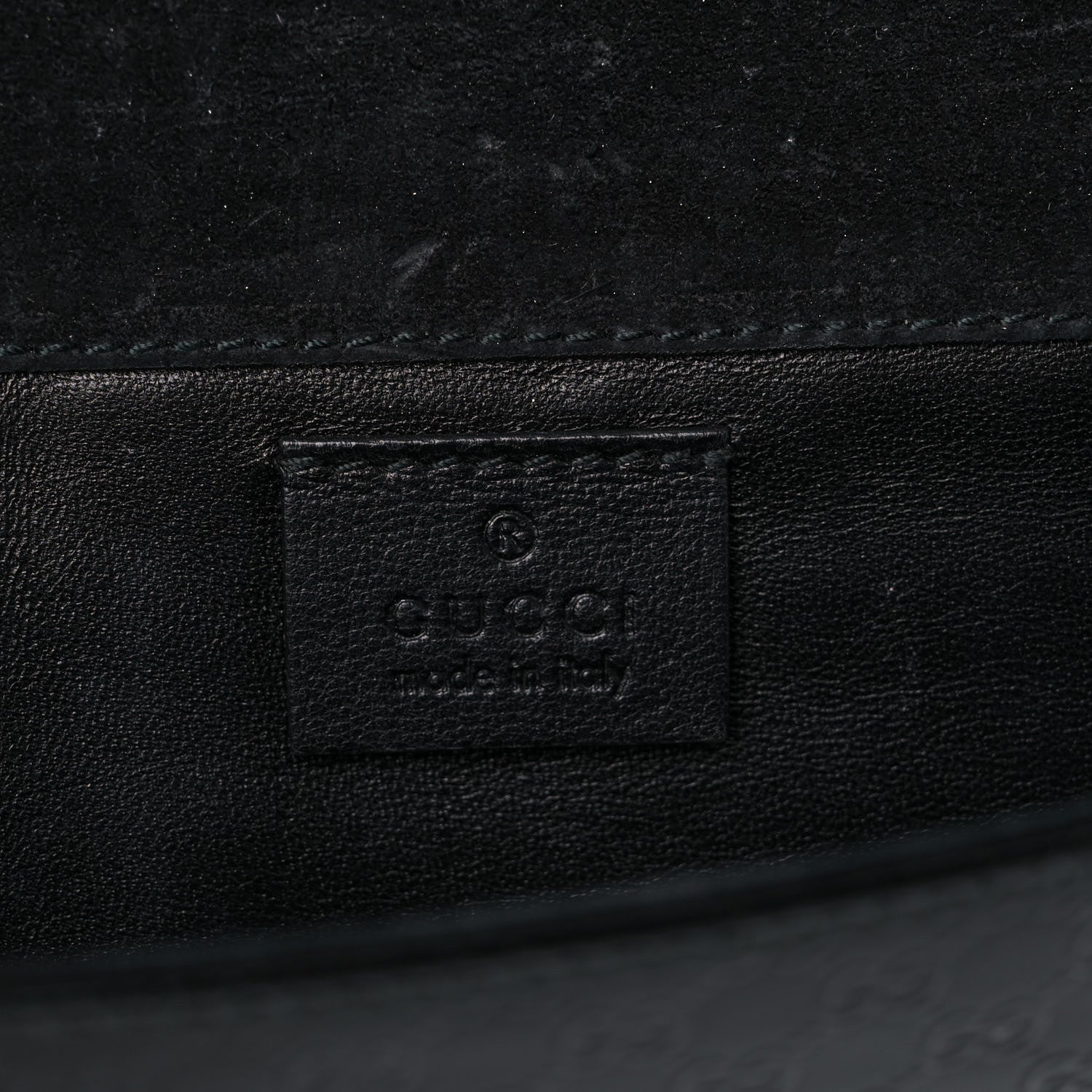 Gucci Patent Microguccissima Small Broadway Clutch Black 7 of 15