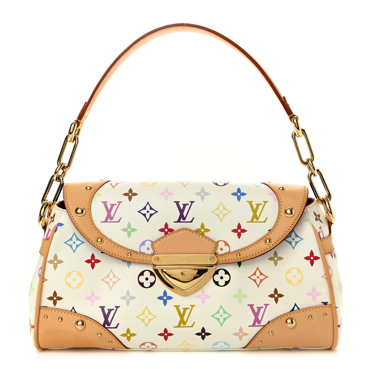 Monogram Multicolor Beverly MM White
