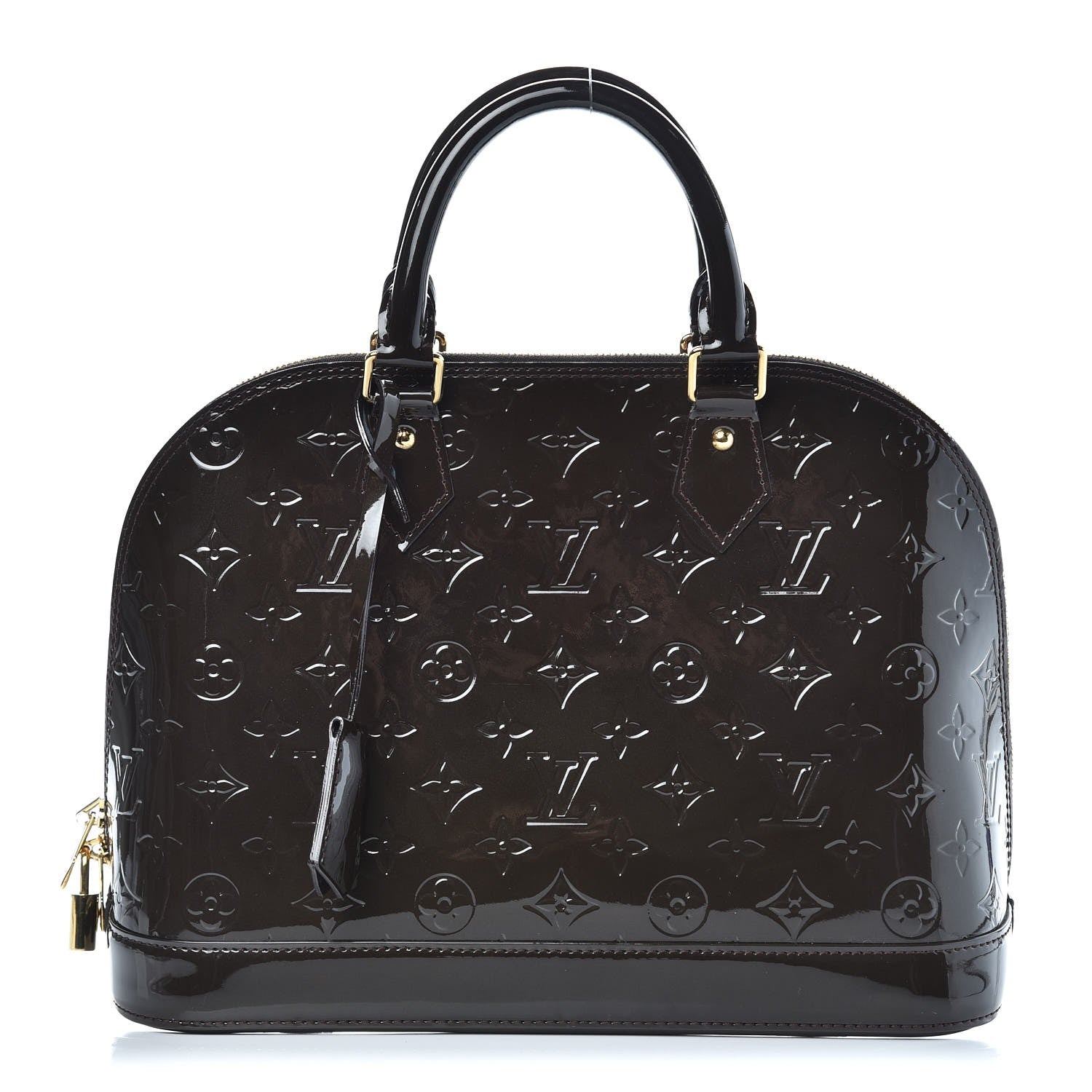 Louis Vuitton Vernis Alma PM Terre D'Ombre 1 of 8
