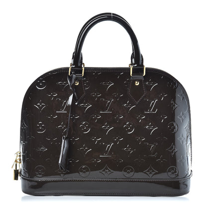 Louis Vuitton Vernis Alma PM Terre D'Ombre 1 of 8
