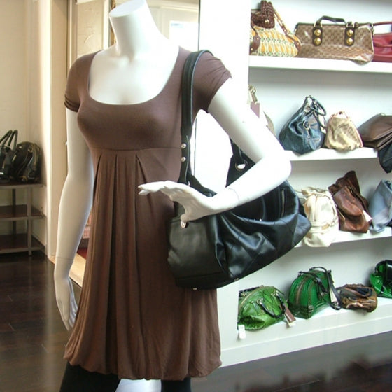 Leather Large BIARRITZ Black