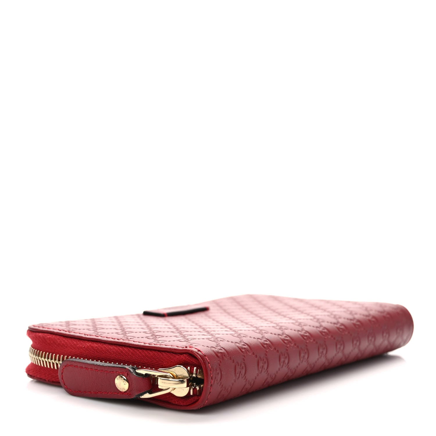 Gucci Microguccissima Zip Around Wallet Red 4 of 7