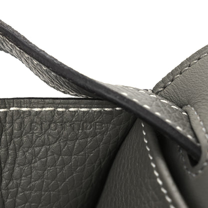 Hermes Taurillon Clemence Halzan 31 GM Gris Meyer 7 of 10