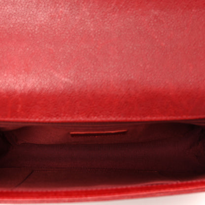Chanel Caviar Quilted New Medium Boy Flap Dark Red 6 of 10