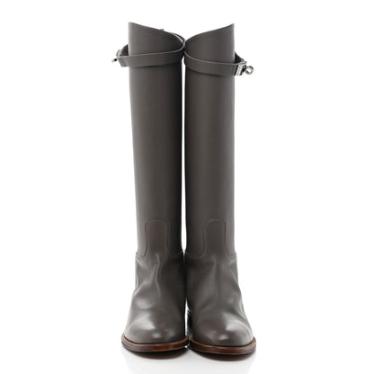 Hermes Swift Kelly Jumping Boots 35.5 Etain 2 of 8