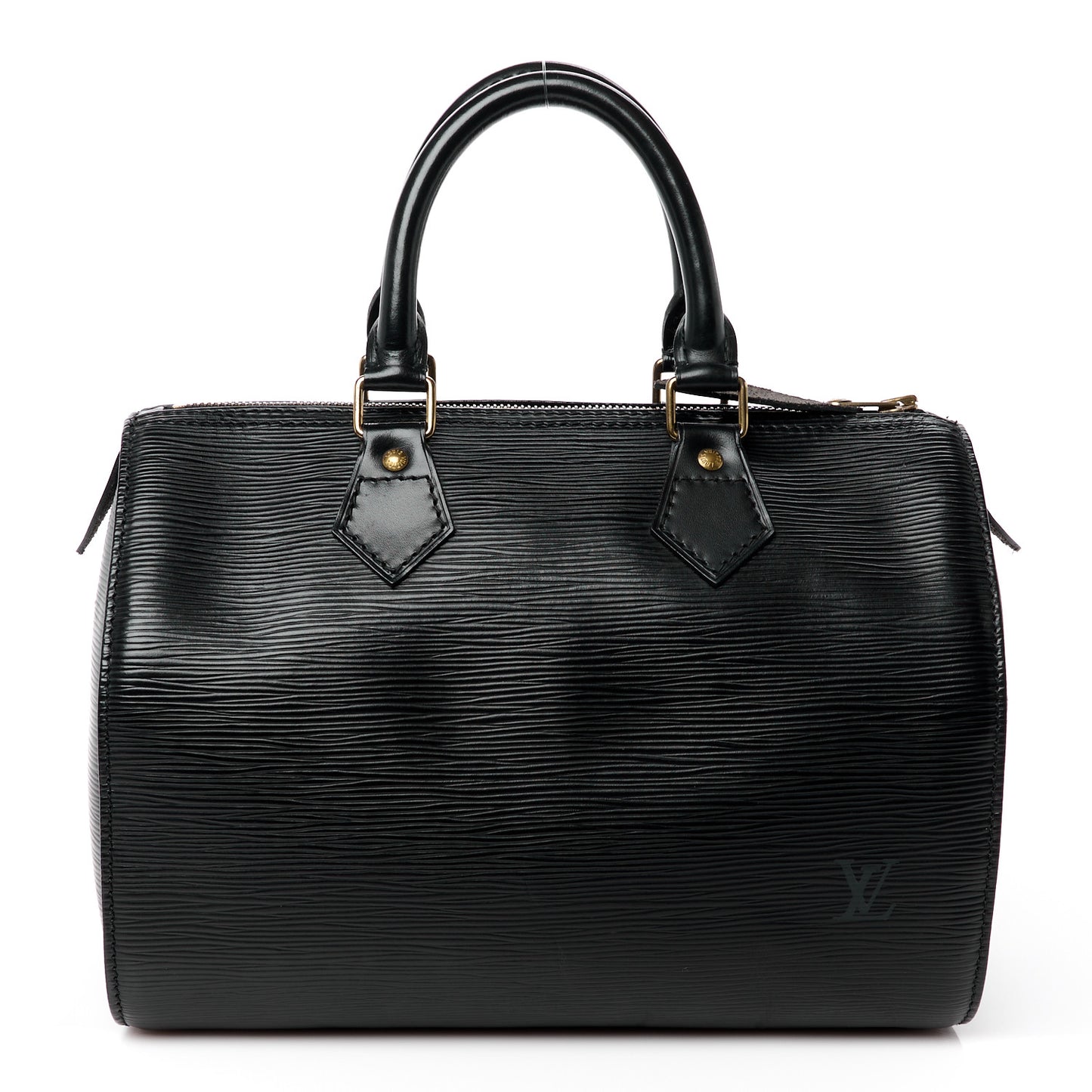 LOUIS VUITTON Epi Speedy 25 Black