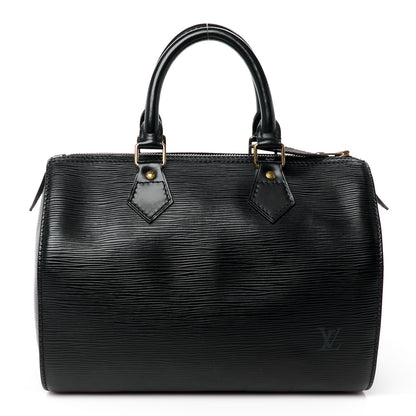 Louis Vuitton LOUIS VUITTON Epi Speedy 25 Black 1 of 13