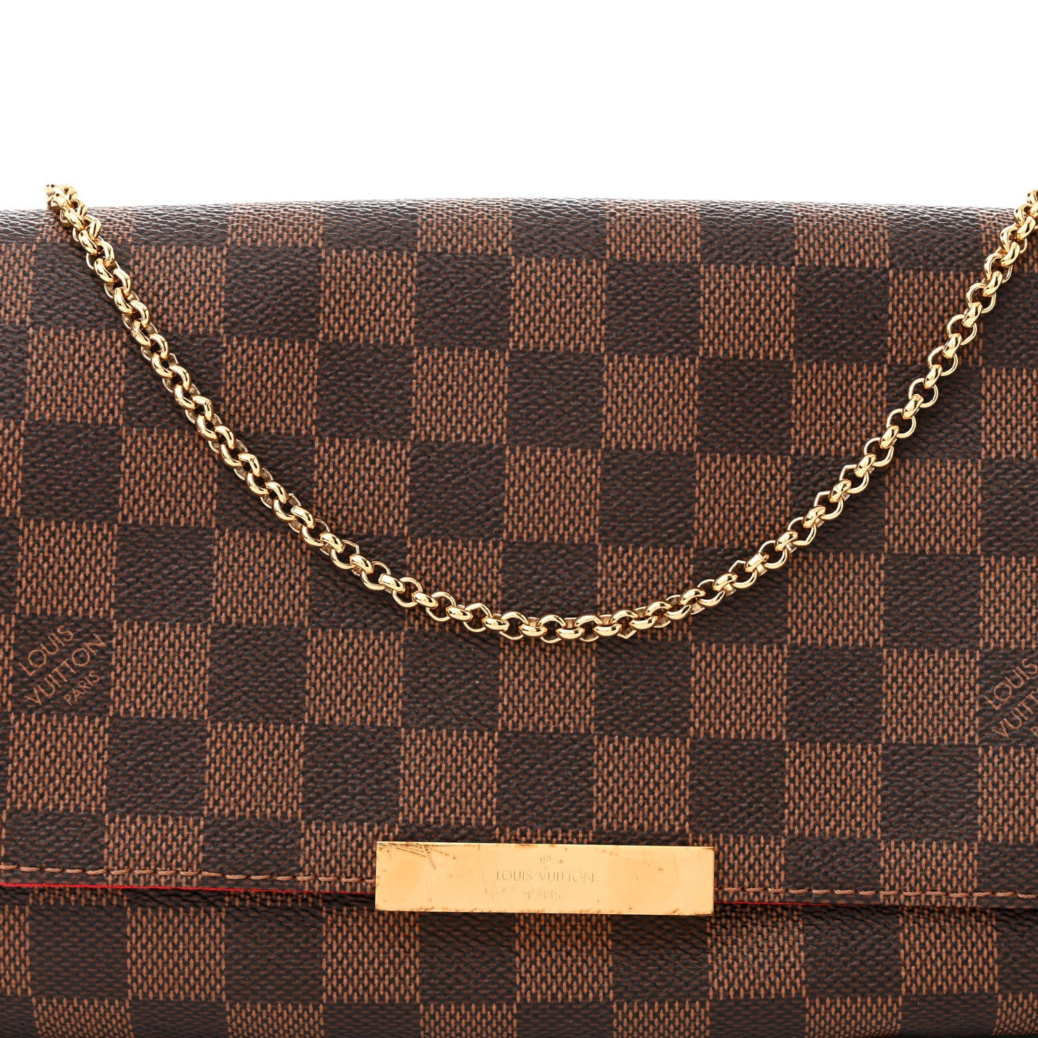 Louis Vuitton Damier Ebene Favorite MM 8 of 10