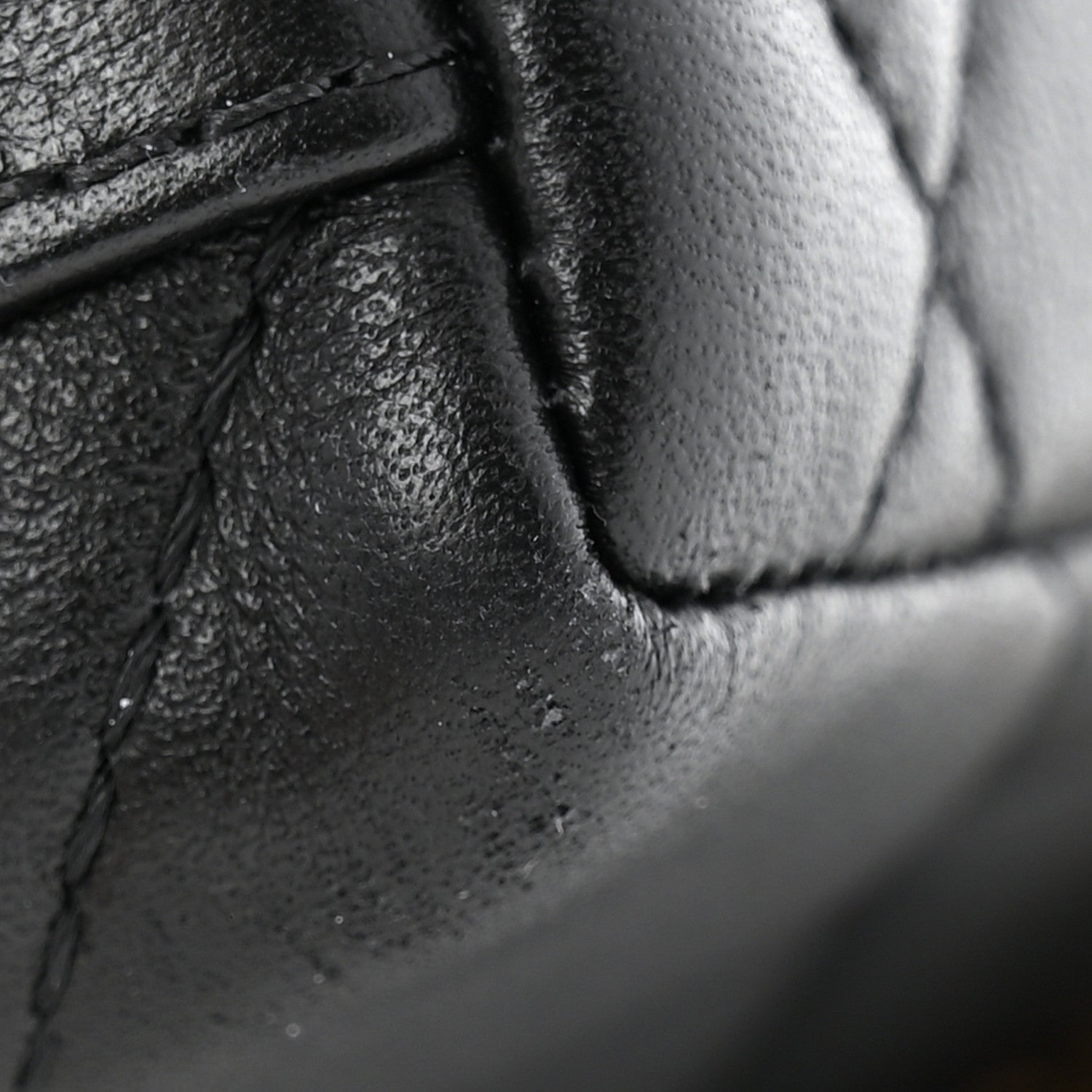 Chanel Lambskin Quilted CC Bowling Bag Black 12 of 14