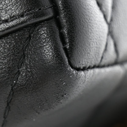 Chanel Lambskin Quilted CC Bowling Bag Black 12 of 14
