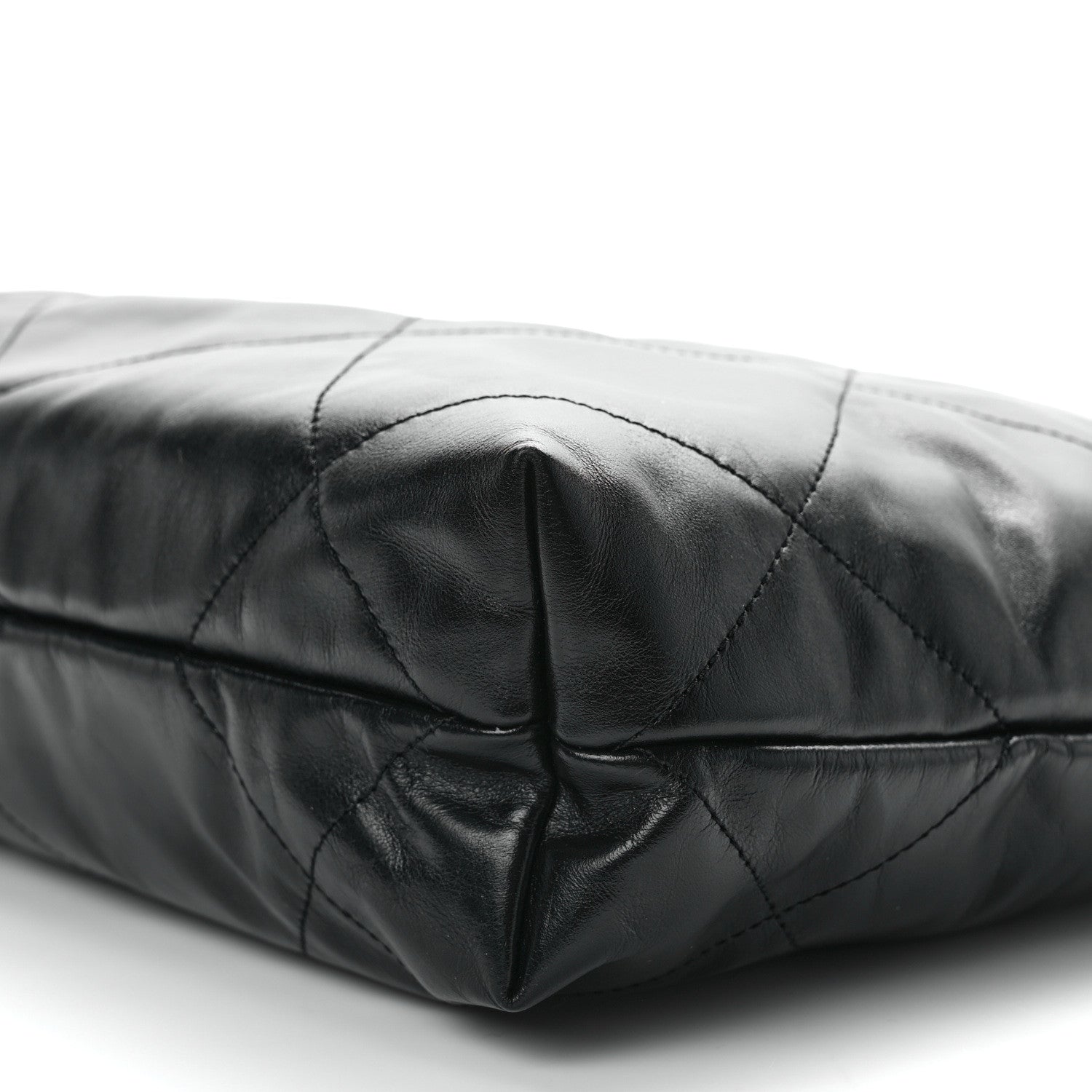 Chanel Shiny Calfskin Quilted Small Chanel 22 Black 11 of 14