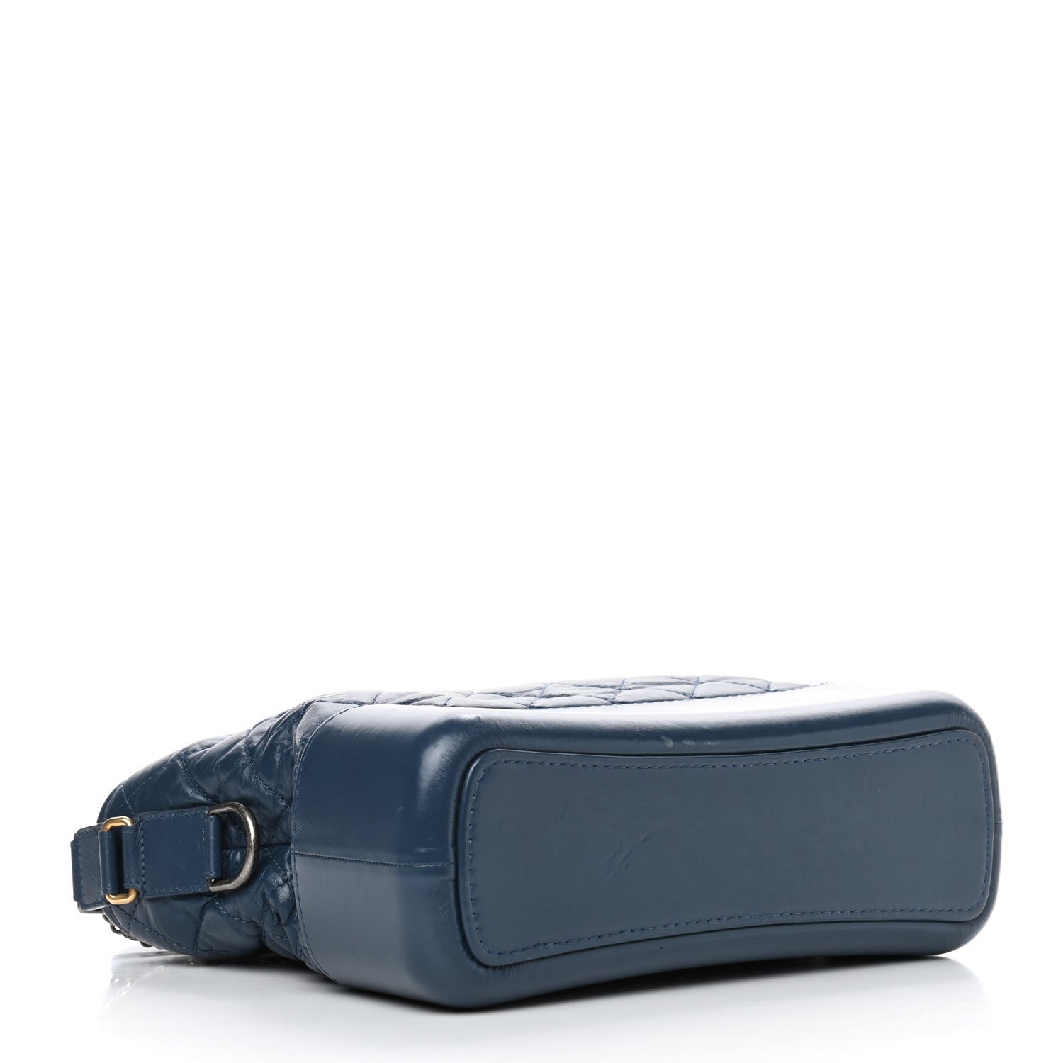 Chanel Aged Calfskin Quilted Medium Gabrielle Hobo Blue 3 of 5