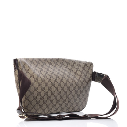 Gucci GG Supreme Monogram Belt Bag Dark Brown 3 of 10