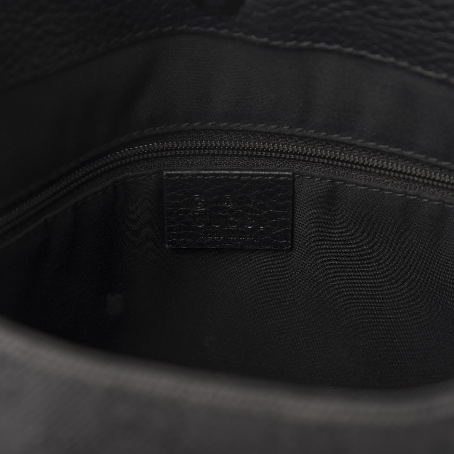 Gucci Monogram Shoulder Bag Black 8 of 9