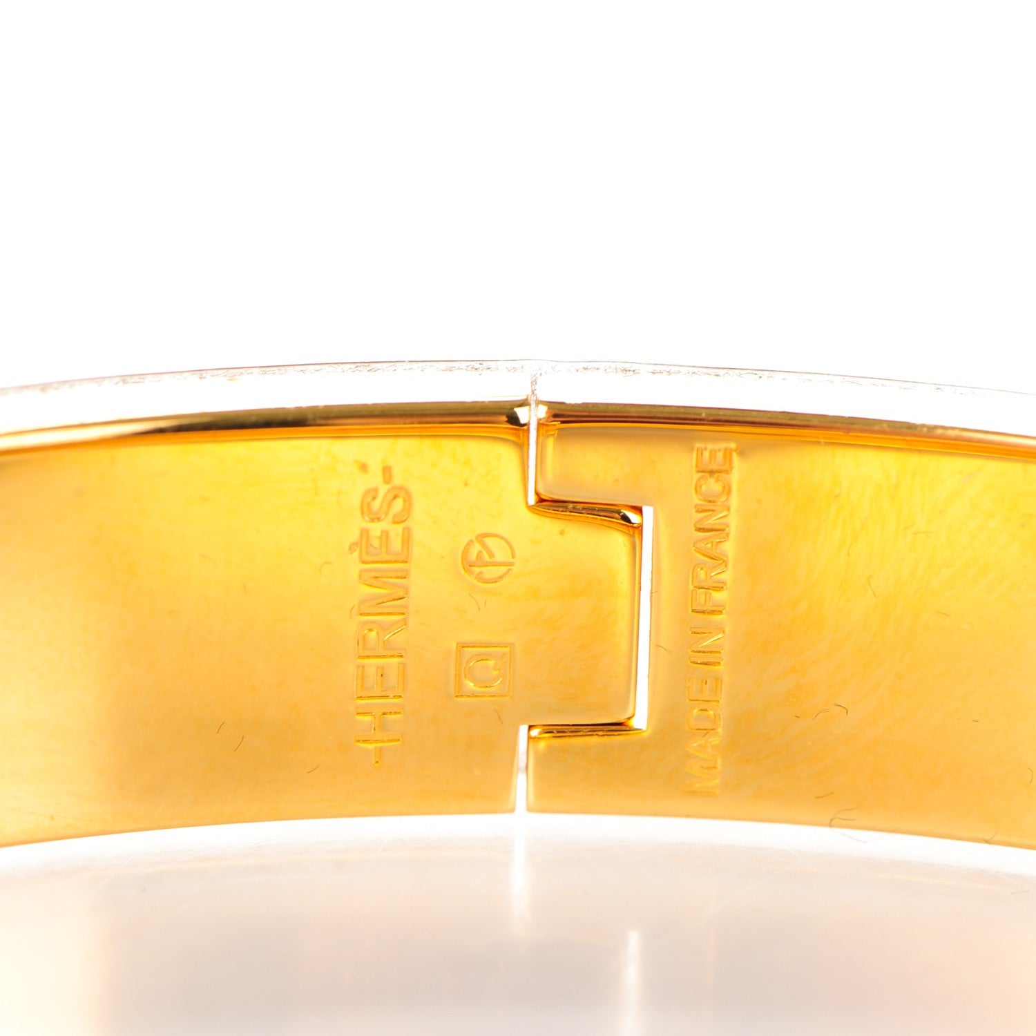 Hermes Enamel Narrow Clic Clac H Bracelet PM Ardoise 4 of 4