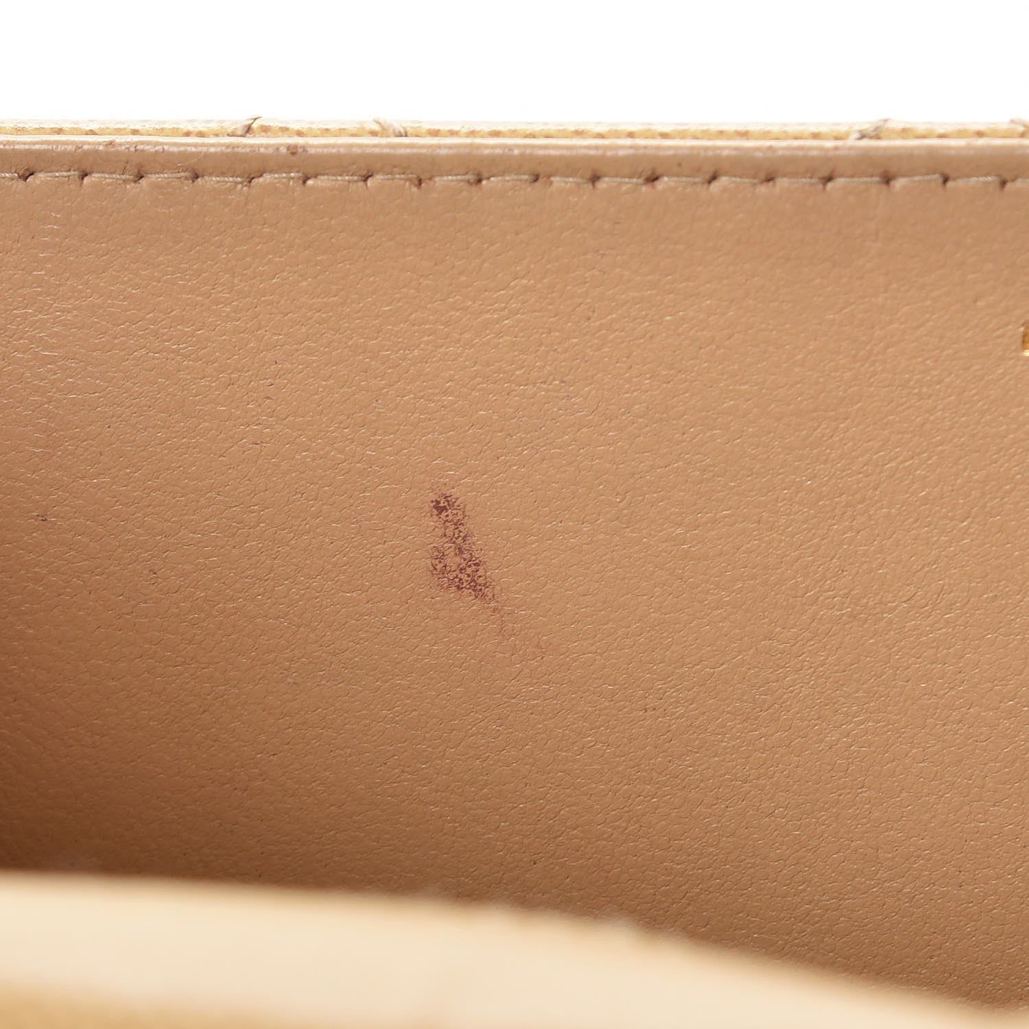 Chanel Caviar Stitched Jumbo Single Flap Beige 16 of 17
