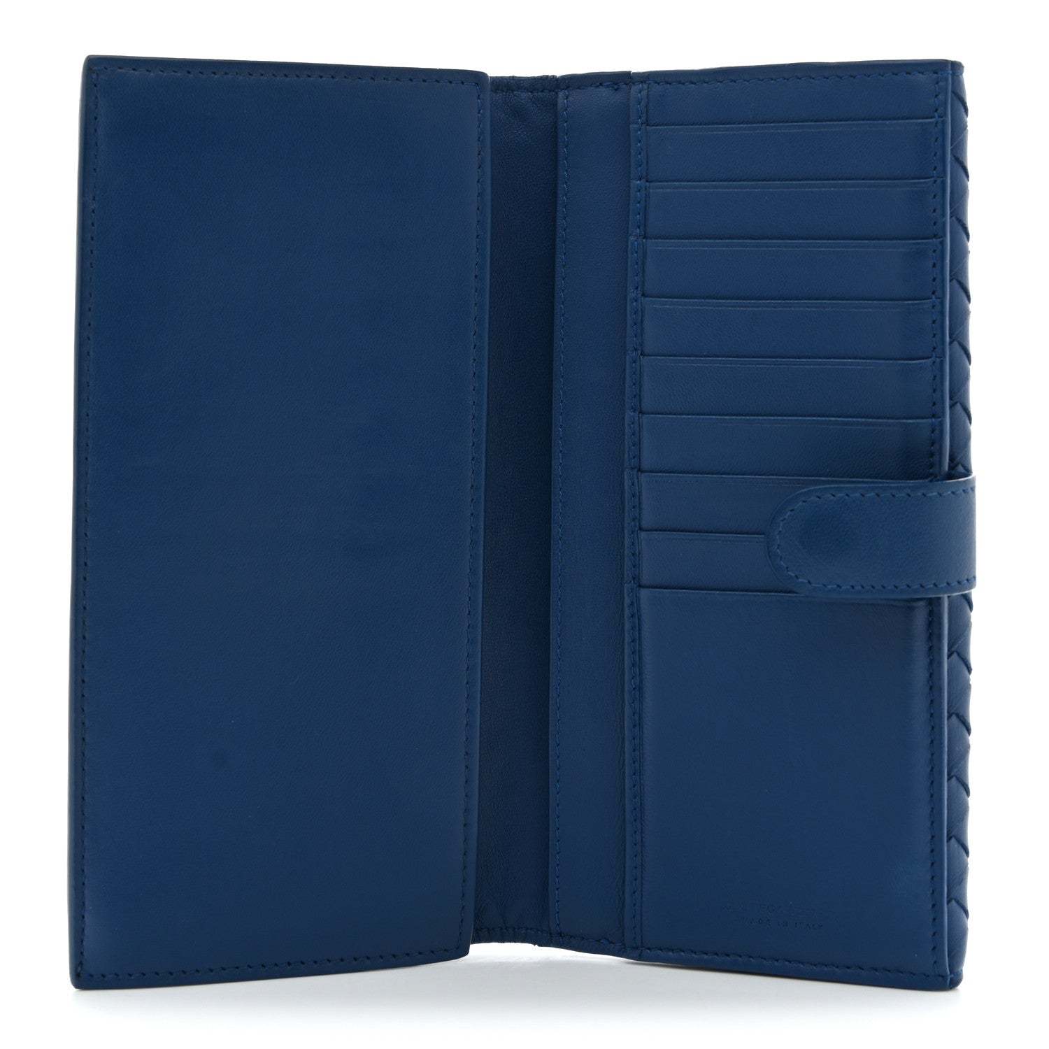 Bottega Veneta Nappa Intrecciato Continental Flap Wallet Bluette 5 of 7