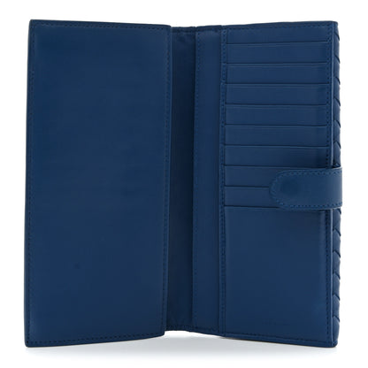 Bottega Veneta Nappa Intrecciato Continental Flap Wallet Bluette 5 of 7