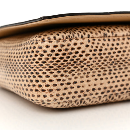 Saint Laurent Calfskin Snakeskin Embossed Monogram Kate 99 Dark Tangerine Brown 9 of 10