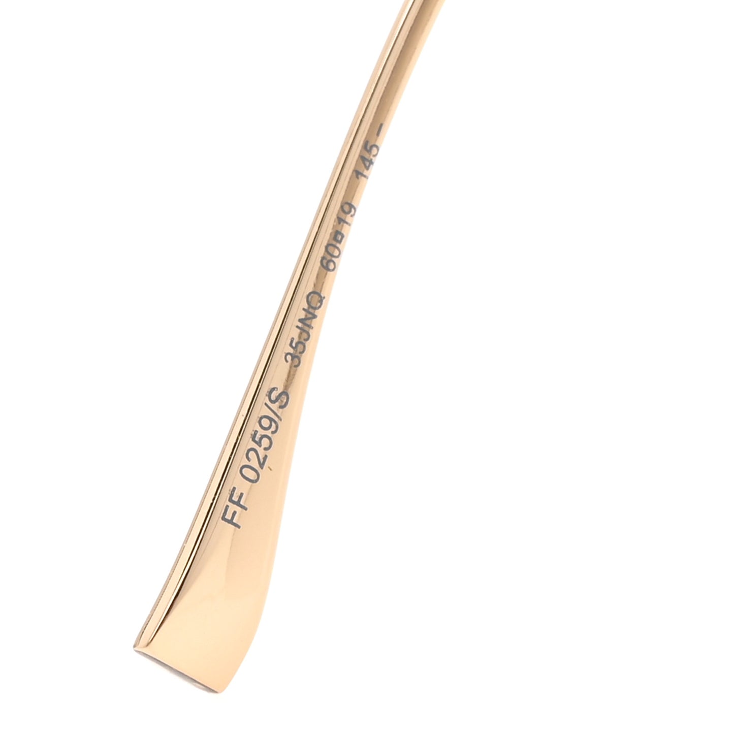 Metal Dots Square Sunglasses FF 0259/S Gold