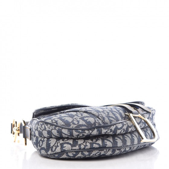 Monogram Saddle Bag Blue