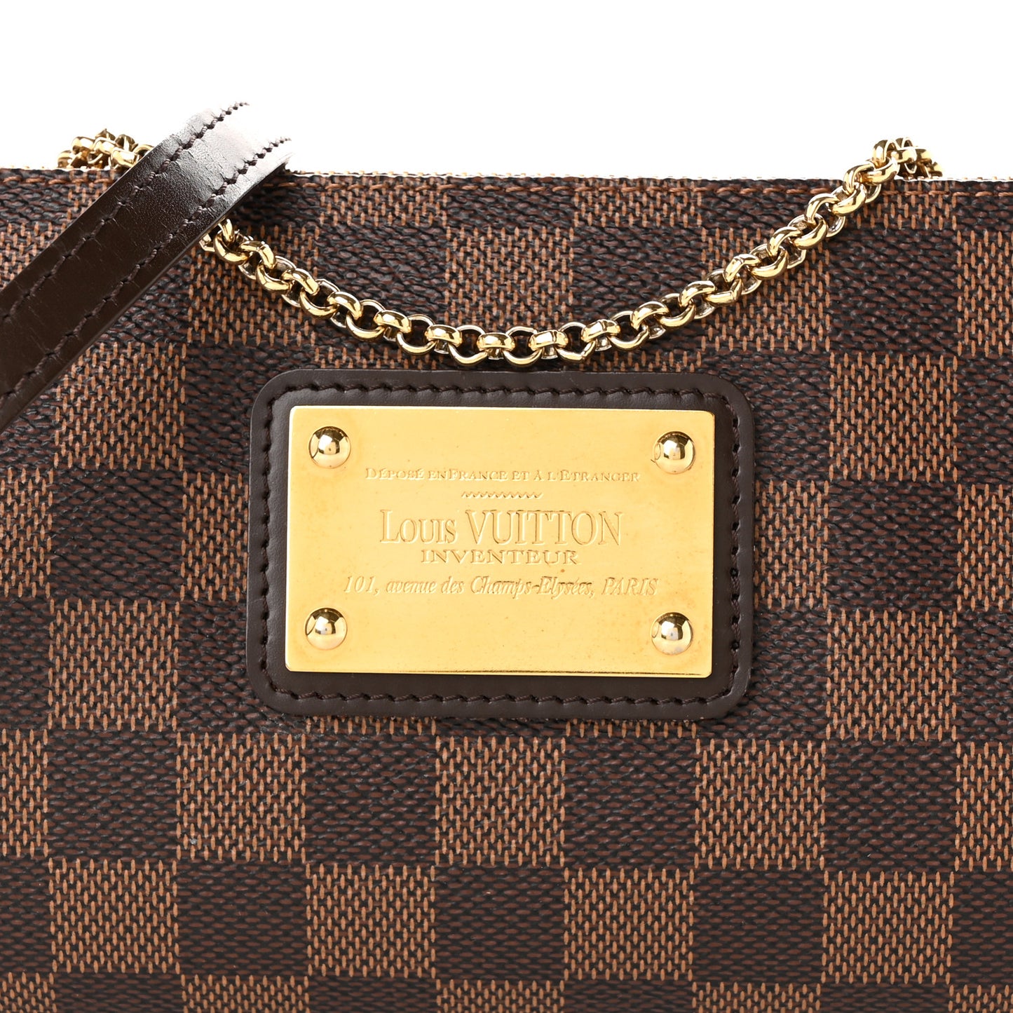 Damier Ebene Eva Clutch