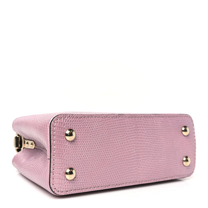 Louis Vuitton Metallic Lizard Kintsugi Capucines Mini Wisteria Purple 4 of 9