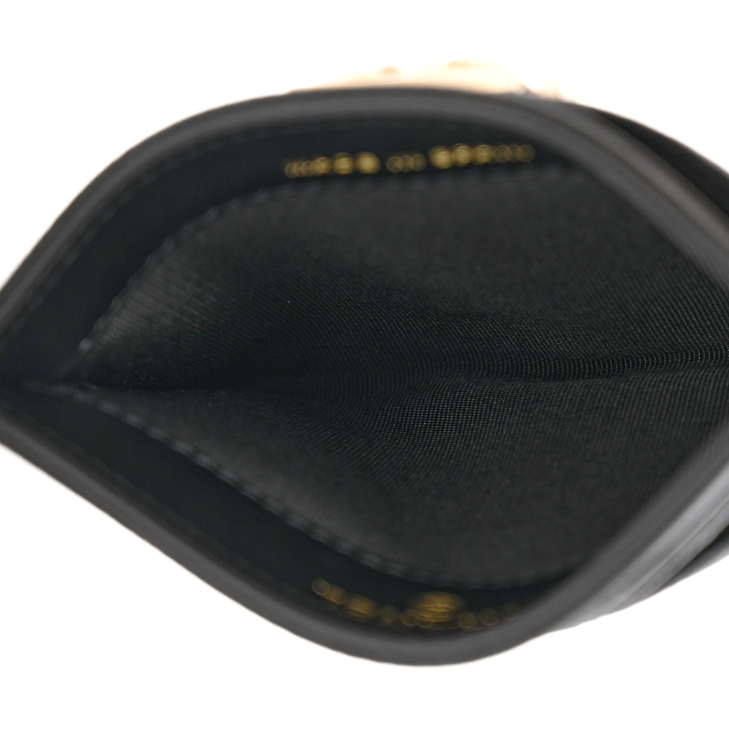 Caviar Quilted Boy Card Holder Black