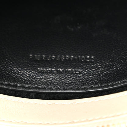 Saint Laurent Calfskin Y Quilted Monogram Small Loulou Chain Satchel Blanc Vintage 7 of 19